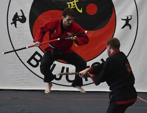 Karate training